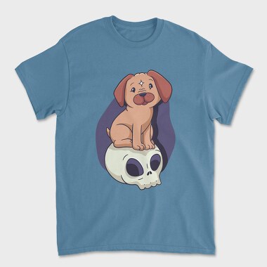 Tricou Barbati (Unisex), Pug Skull