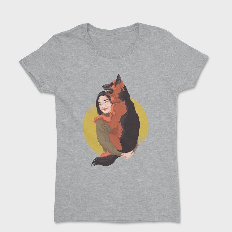 Woman With Dog, Tricou Femei