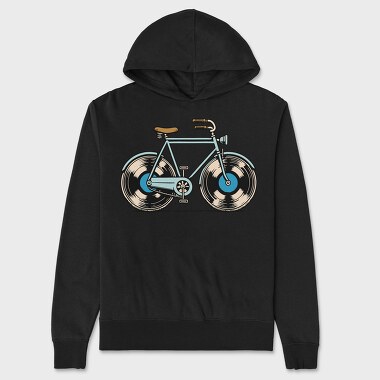 Bike Vinyl, Hanorac Oversize Barbati (Unisex)