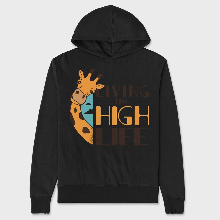 Giraffe High Life, Hanorac Oversize Barbati (Unisex)