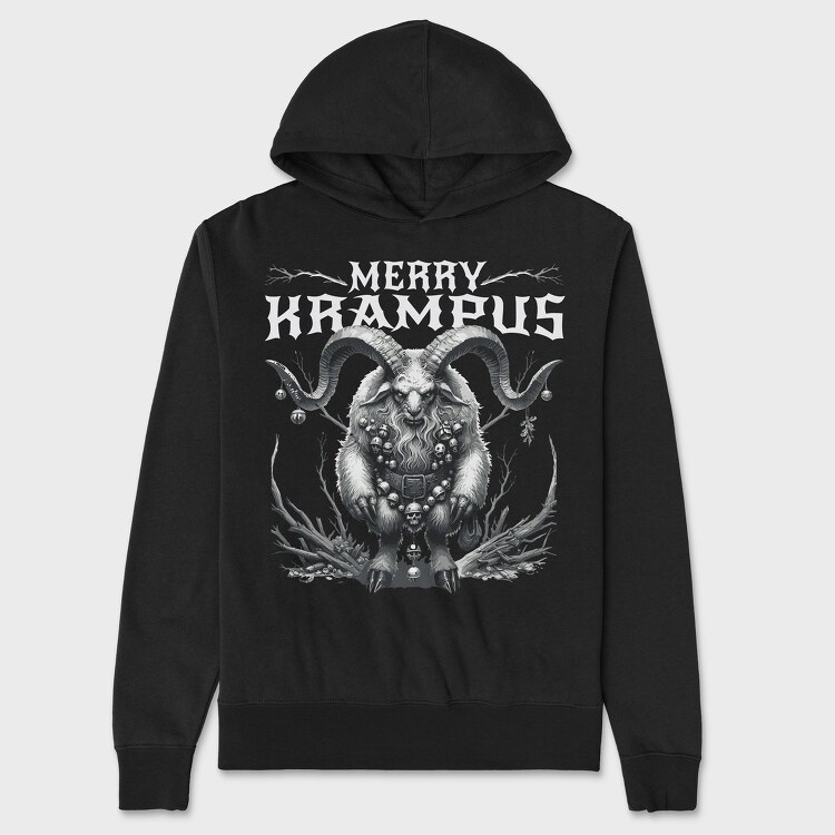 Merry Krampus, Hanorac Oversize Barbati (Unisex)