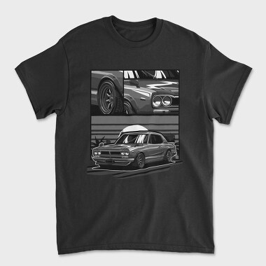 Skyline Gray, Tricou Barbati (Unisex)
