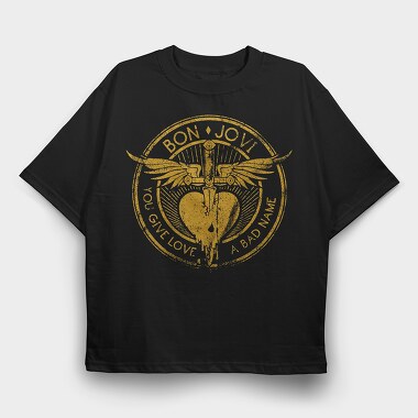 Bon Jovi 2, Tricou Oversize Barbati (Unisex)