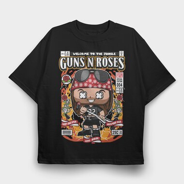 Axl Rose, Tricou Oversize Barbati (Unisex)
