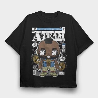 Mr T, Tricou Oversize Barbati (Unisex)