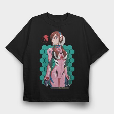 Neon Genesis Evangelion 4, Tricou Oversize Barbati (Unisex)