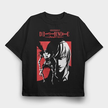 Death Note 10, Tricou Oversize Barbati (Unisex)