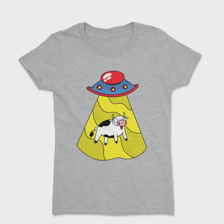 Tricou Femei, Alien Cow