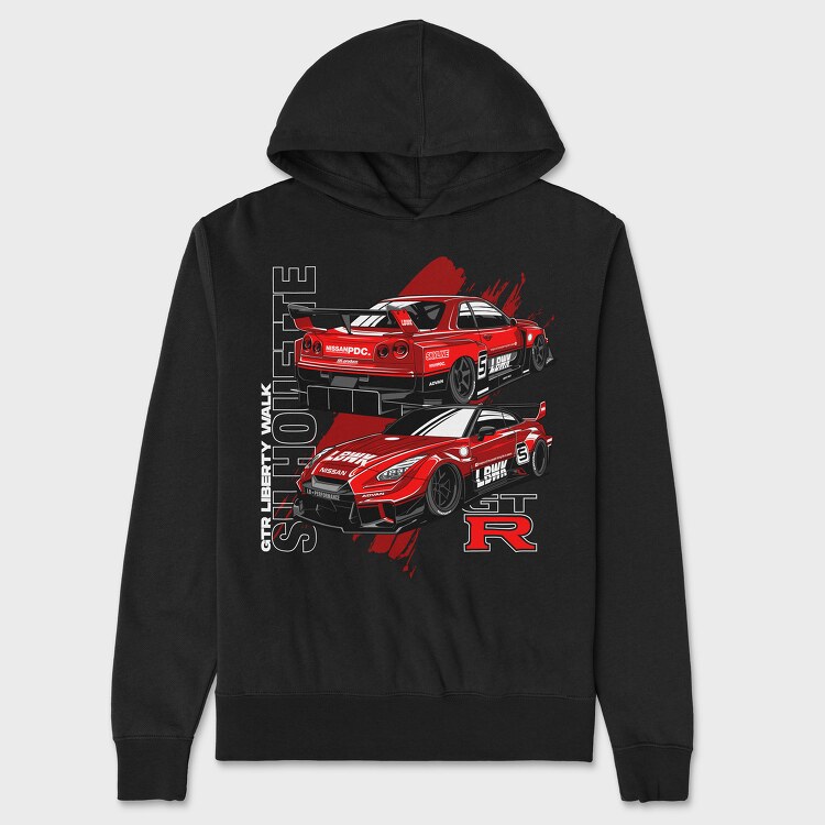 Silhouette GTR, Hanorac Oversize Barbati (Unisex)