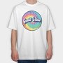 Good Vibes Circle, Tricou Oversize Barbati (Unisex)