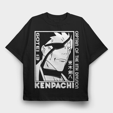 Zaraki Kenpachi, Tricou Oversize Barbati (Unisex)