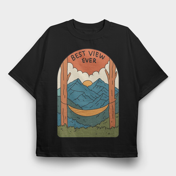 Landscape Nature 1, Tricou Oversize Barbati (Unisex)