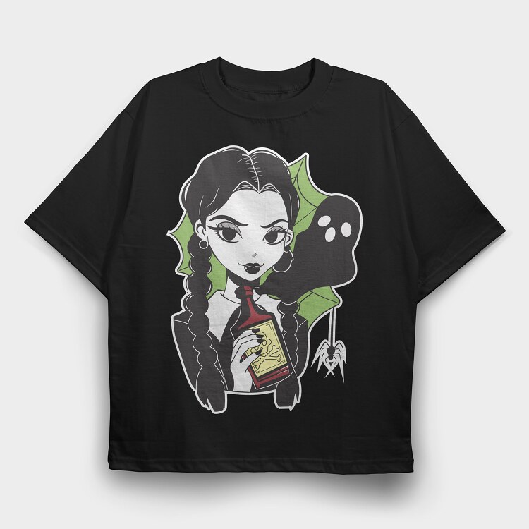 Merlina 1, Tricou Oversize Barbati (Unisex)