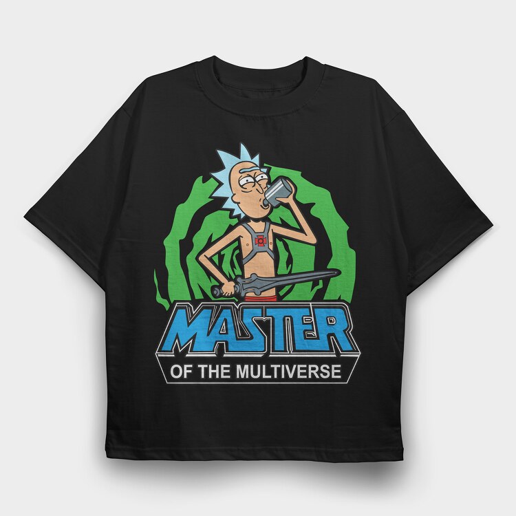 Rick and Morty 34, Tricou Oversize Barbati (Unisex)