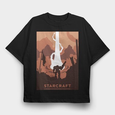 Starcraft 6, Tricou Oversize Barbati (Unisex)