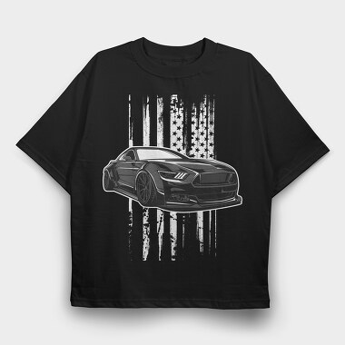American Pride, Tricou Oversize Barbati (Unisex)