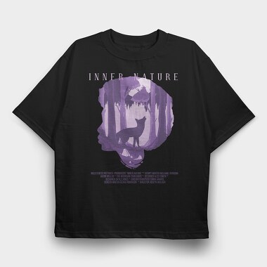 Inner Nature, Tricou Oversize Barbati (Unisex)