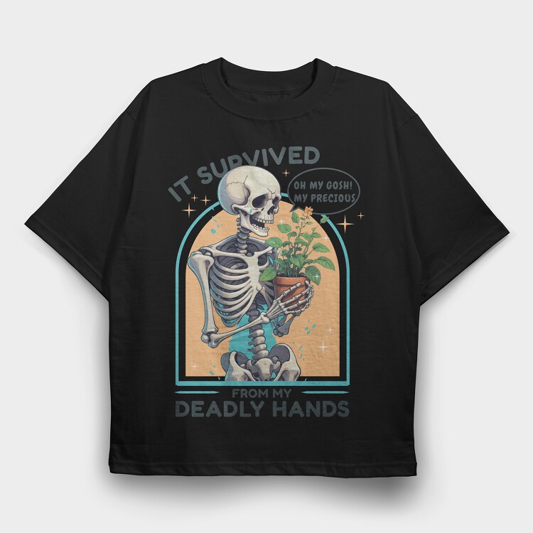 It Survived, Tricou Oversize Barbati (Unisex)