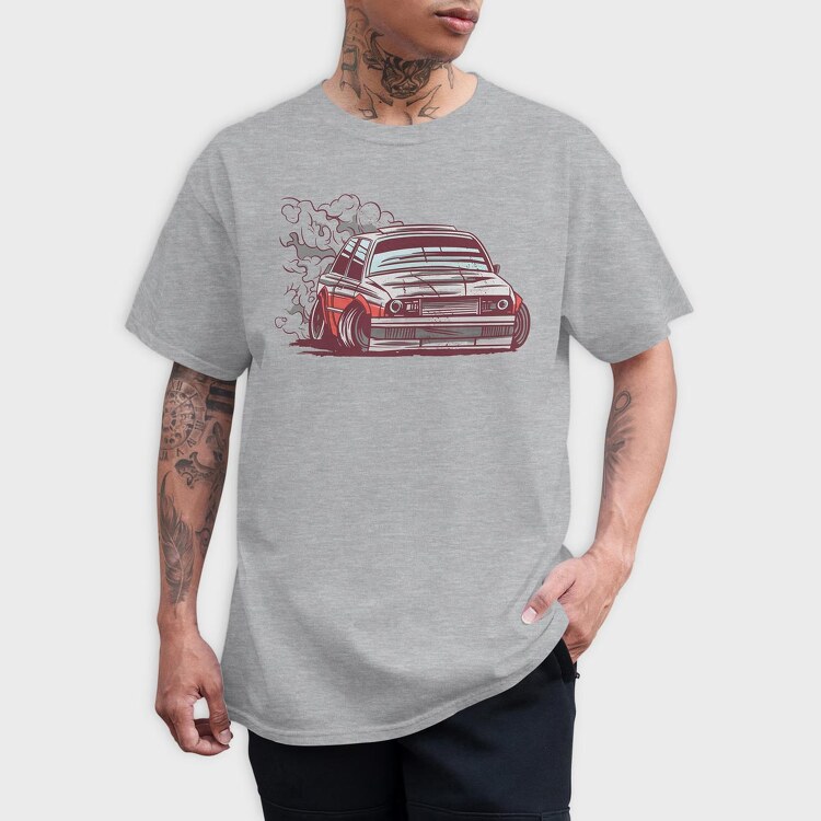 Car Drifting, Tricou Barbati (Unisex)