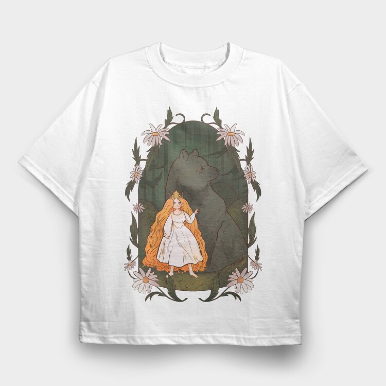 Fairytale 6, Tricou Oversize Barbati (Unisex)
