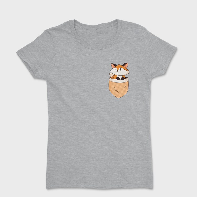 Tricou Femei, Pocket Fox