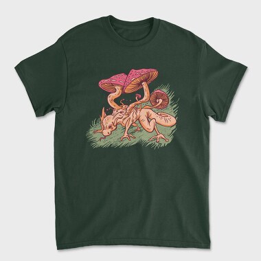 Tricou Barbati (Unisex), Mushroom Dragon