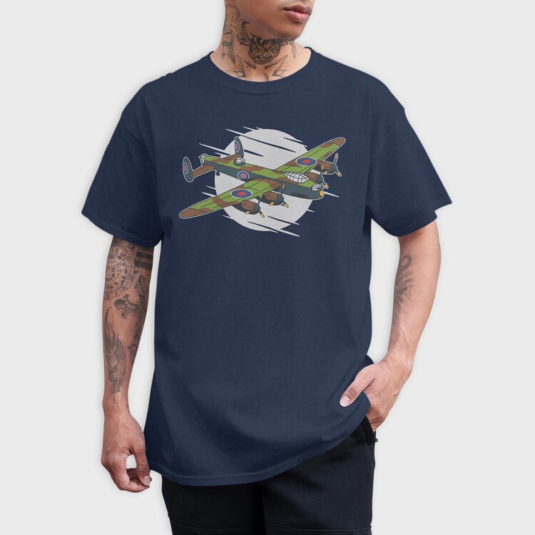 Lancaster Bomber, Tricou Barbati (Unisex)