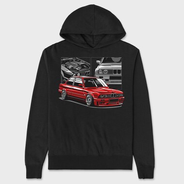 BMW E30 M3, Hanorac Oversize Barbati (Unisex)