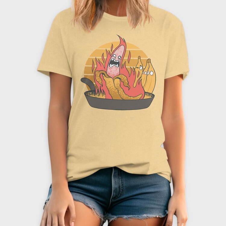 Banana Fire, Tricou Barbati (Unisex)