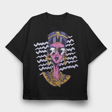 Nefert Cool, Tricou Oversize Barbati (Unisex)
