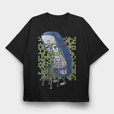 Old Nokia, Tricou Oversize Barbati (Unisex)
