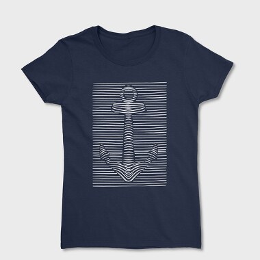 Tricou Femei, 3D Illusion Anchor