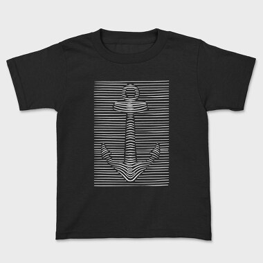 Tricou Copii, 3D Illusion Anchor