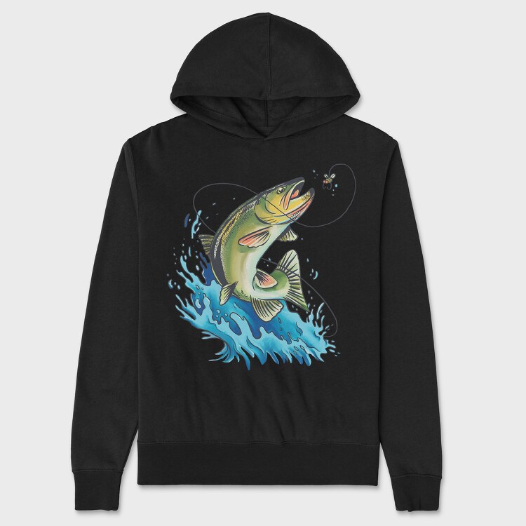 Bass Painting, Hanorac Oversize Barbati (Unisex)