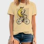 Banana Riding Bike, Tricou Barbati (Unisex)