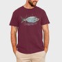 Fish Drawing, Tricou Barbati (Unisex)