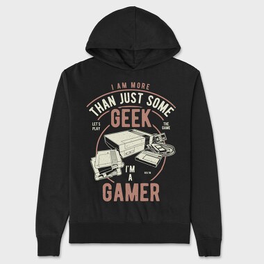 Geek Gamer, Hanorac Oversize Barbati (Unisex)