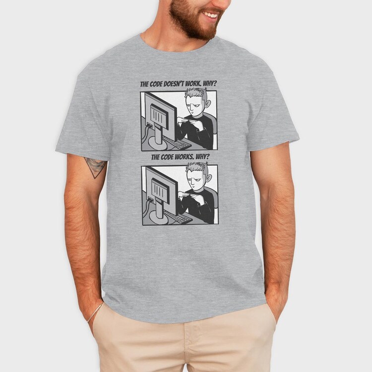 Code Meme, Tricou Barbati (Unisex)